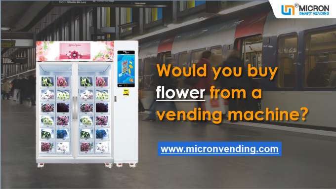 μηχανή πώλησης λουλουδιών με το σύστημα ψύξης