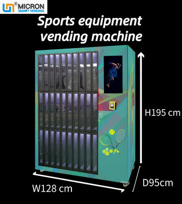 Μηχανή πώλησης αθλητικών ντουλαπιών αντισφαίρισης οθόνης αφής μεγάλης περιεκτικότητας με το ευφυές σύστημα