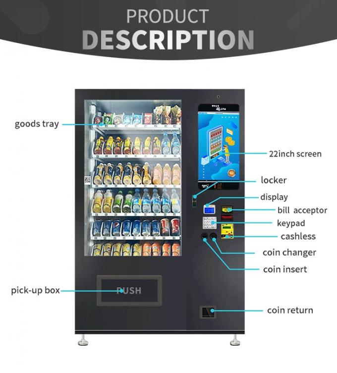 Προσαρμοσμένο μετριασμένο διπλάσιο γυαλί μηχανών αυτόματης πώλησης λογότυπων για τα τρόφιμα και τα ποτά