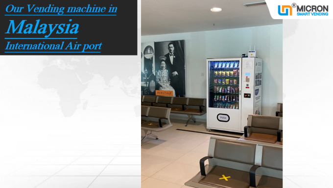 μηχανή πώλησης πρόχειρων φαγητών και ποτών στον αερολιμένα της Μαλαισίας