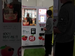 Μηχάνημα πωλήσεων σνακ πορτοκαλιού με αναγνώστη καρτών και αποδέκτη νομισμάτων