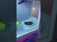 Μικρόν Στριτ Φούντ Μπίζνες Αξονικό Μηχανικό Καραμέλας Βαμβακιού με 32 γεύσεις φρούτων και σχήμα λουλουδιού