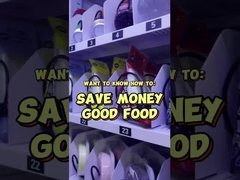 μηχανή πωλήσεων υγιεινών τροφίμων με μικροκύματα για θέρμανση