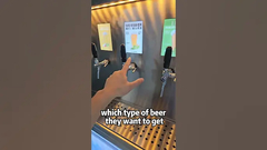 Φρέσκο μηχάνημα πώλησης μπύρας! Το Club και η Εκδήλωση μπορούν να προσλάβουν έναν υπάλληλο λιγότερο με αυτό το μηχάνημα!