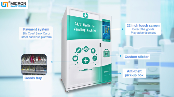 Ιατρική μηχανή πώλησης φαρμάκων cOem με το μακρινό σύστημα παρακολούθησης