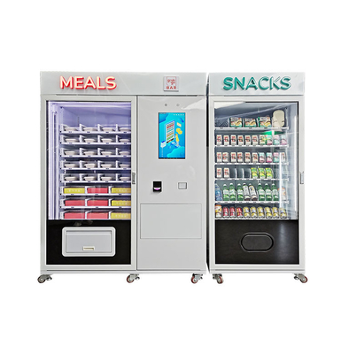 Μηχανές πώλησης τροφίμων πρόχειρων φαγητών για την πώληση με την έξυπνη μηχανή πώλησης μικρού οθόνης αφής ψύξης
