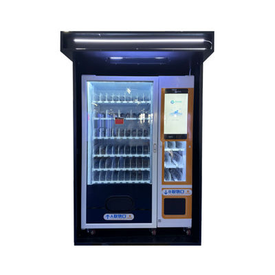 ΠΟΙΟΤΗΤΑ  Convenient Snacks Drinks Combo Raincoats Folding Umbrella Vending Machine For Outside Location εργοστάσιο