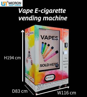 Αυτόματη μηχανή πώλησης Vape ε-τσιγάρων με την οθόνη αφής 55 ίντσας