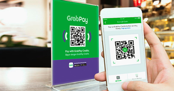 θέρμανση ξεθαμπώνοντας τη μηχανή πώλησης Cashless με το μικρό πληρωμής Grabpay