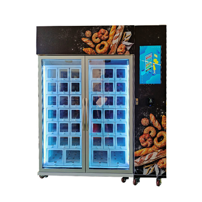 Μηχάνημα αυτόματης πώλησης 220 V Food Bread Cup cake με σύστημα ψύξης Keep Fresh Smart Refrigerator